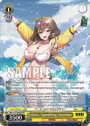 Anis: Sparkling Summer (SP) (Silver Stamp) (NIK/S117-E002SP SP) - GODDESS OF VICTORY: NIKKE