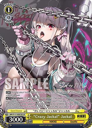 "Crazy Jackal" Jackal (SP) (Silver Stamp) (NIK/S117-E007SP SP) - GODDESS OF VICTORY: NIKKE