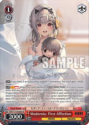 Modernia: First Affection (SP) (Silver Stamp) (NIK/S117-E059SP SP) - GODDESS OF VICTORY: NIKKE