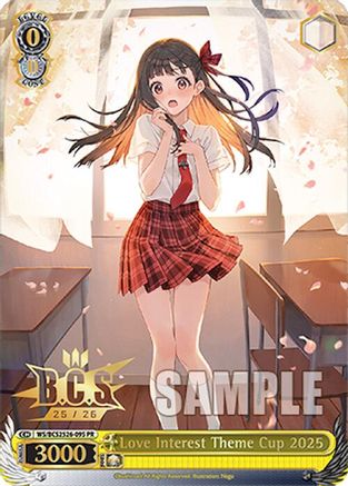 Love Interest Theme Cup 2025 (WS/BCS2526-09S) (Foil) (WS/BCS2526-09S PR) - Bushiroad Event Cards