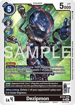 Dezipmon (BT24-056) - Time Stranger Release Event Cards Foil