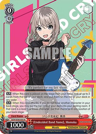 (Undecided Band Name), Momoka (GCR/SE48-E05 N) - Girls Band Cry Premium Booster