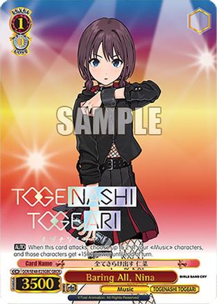 Baring All, Nina (GBCR) (GCR/SE48-E23GBC GBCR) - Girls Band Cry Premium Booster