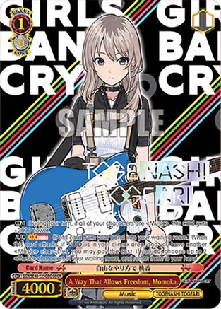 A Way That Allows Freedom, Momoka (GBCR) (GCR/SE48-E25GBC GBCR) - Girls Band Cry Premium Booster