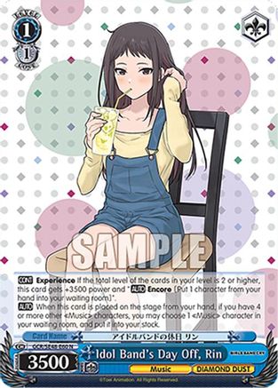 Idol Band's Day Off, Rin (GCR/SE48-E60 N) - Girls Band Cry Premium Booster