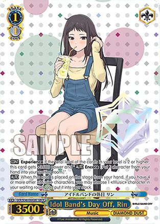 Idol Band's Day Off, Rin (GBCR) (GCR/SE48-E60GBC GBCR) - Girls Band Cry Premium Booster