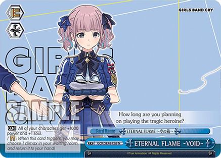 ETERNAL FLAME ~VOID~ (GCR/SE48-E69 N) - Girls Band Cry Premium Booster
