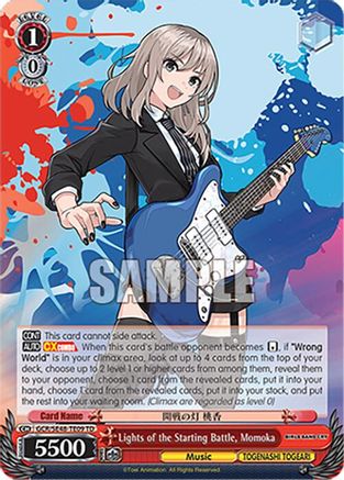 Lights of the Starting Battle, Momoka (GCR/SE48-TE09 TD) - Girls Band Cry Premium Booster