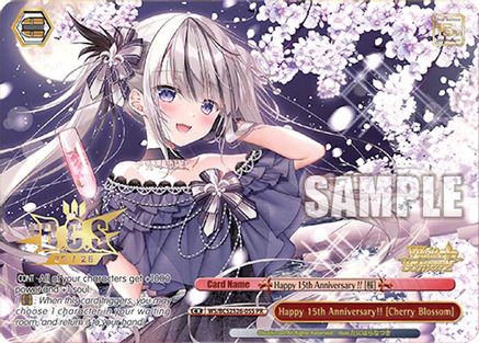 Happy 15th Anniversary!! [Cherry Blossom] (Foil) (WS/BCS2526-05S) - Bushiroad Event Cards