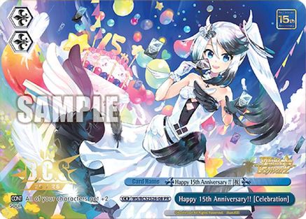 Happy 15th Anniversary!! [Celebration] (WS/BCS2526-08) - Bushiroad Event Cards