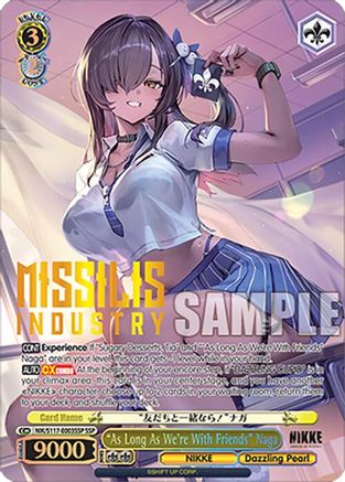 "As Long As We're With Friends" Naga (SSP) (Gold Stamp) (NIK/S117-E003SSP SSP) - GODDESS OF VICTORY: NIKKE