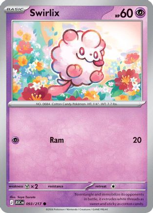 Swirlix 093  ME Ascended Heroes - Common