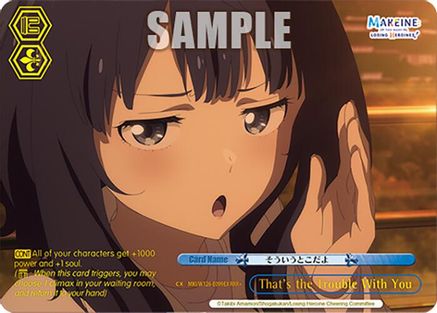 That's the Trouble With You (RRR) (MKI/W126-E099R RRR) - Makeine: Too Many Losing Heroines!