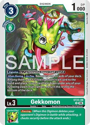 Gekkomon (ST23-06) - Starter Deck 23: Beatbreak Foil