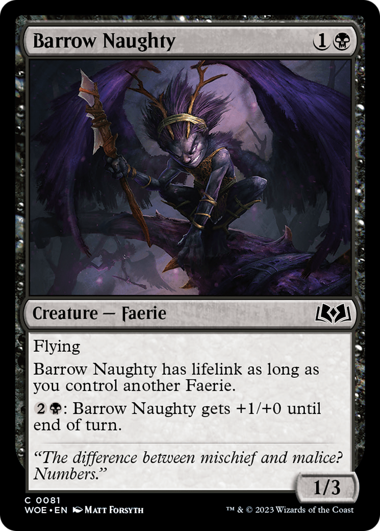 Barrow Naughty (WOE-081) - Wilds of Eldraine