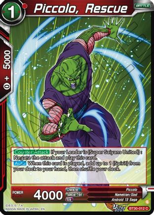 Piccolo, Rescue (BT30-012) - Three Glorious Fighters