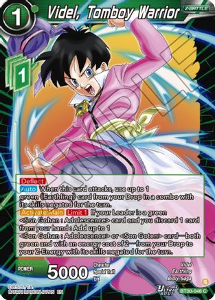Videl, Tomboy Warrior (BT30-046) - Three Glorious Fighters