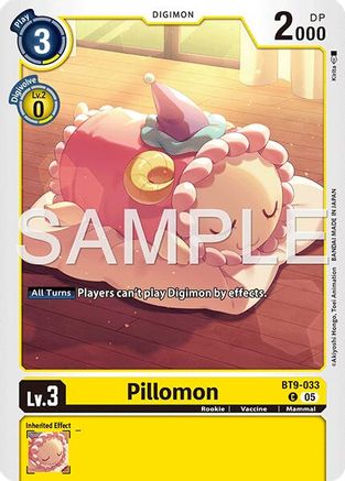 Pillomon (Reprint) (BT9-033) - Advanced Booster Digimon Generation Foil