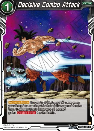 Decisive Combo Attack (BT30-105) - Three Glorious Fighters