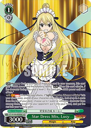 Star Dress Mix, Lucy (SP) (FT/S120-E028SP SP) - FAIRY TAIL 100 YEARS QUEST