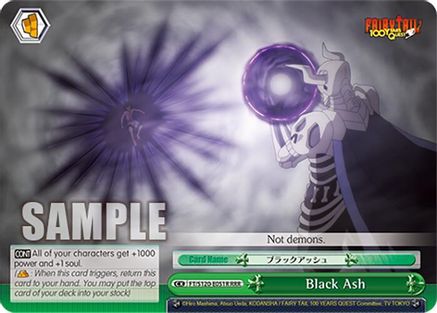 Black Ash (RRR) (FT/S120-E051R RRR) - FAIRY TAIL 100 YEARS QUEST