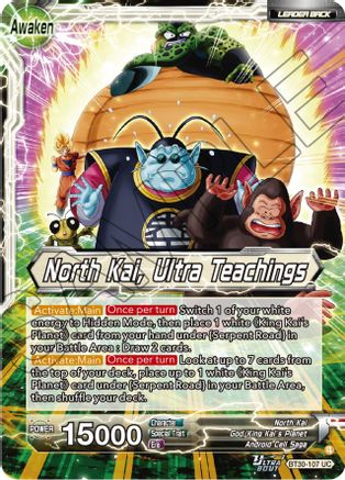 North Kai // North Kai, Ultra Teachings (BT30-107) - Three Glorious Fighters Foil