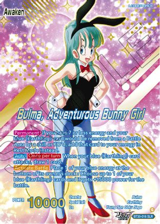 Bulma // Bulma, Adventurous Bunny Girl (SLR) (BT30-016) - Three Glorious Fighters Foil