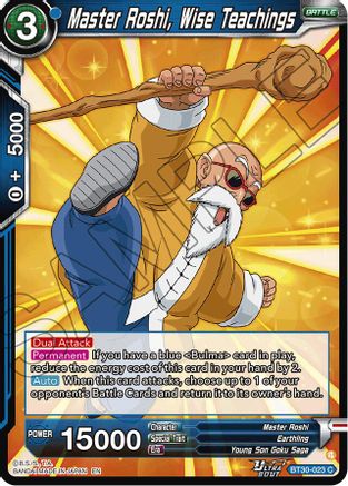 Master Roshi, Wise Teachings (BT30-023) - Three Glorious Fighters