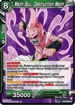 Majin Buu, Destruction Majin (BT30-056) - Three Glorious Fighters Foil