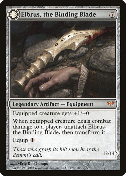 Elbrus, the Binding Blade (DKA-147) - Dark Ascension: (Double Faced Transform)
