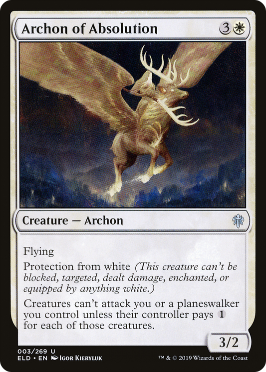 Archon of Absolution (ELD-003) - Throne of Eldraine