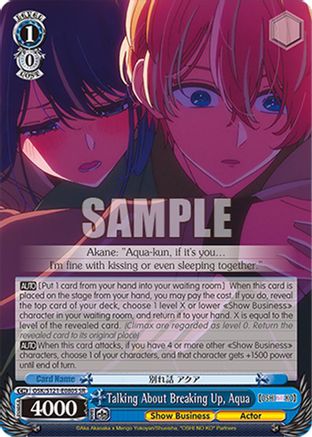 Talking About Breaking Up, Aqua (SR) (OSK/S121-E080S SR) - [OSHI NO KO] Vol.2