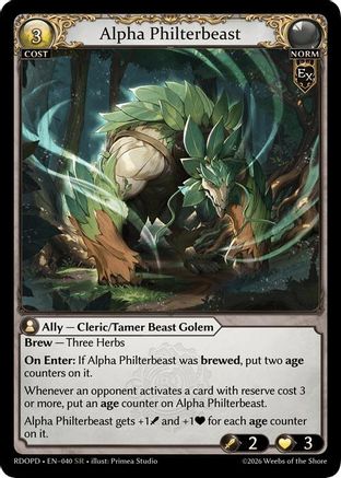 Alpha Philterbeast (040) - Radiant Origins Pantheon