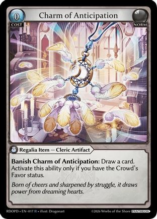 Charm of Anticipation (017) - Radiant Origins Pantheon