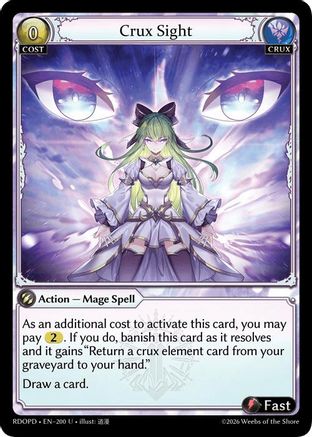 Crux Sight (200) - Radiant Origins Pantheon
