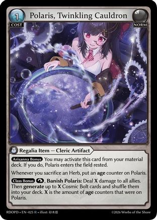 Polaris, Twinkling Cauldron (025) - Radiant Origins Pantheon