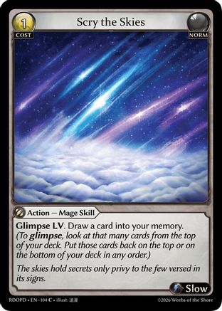 Scry the Skies (104) - Radiant Origins Pantheon