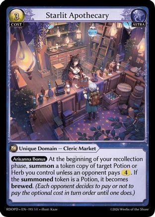 Starlit Apothecary (195) - Radiant Origins Pantheon