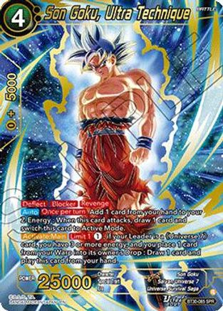 Son Goku, Ultra Technique (SPR) (BT30-085) - Three Glorious Fighters Foil