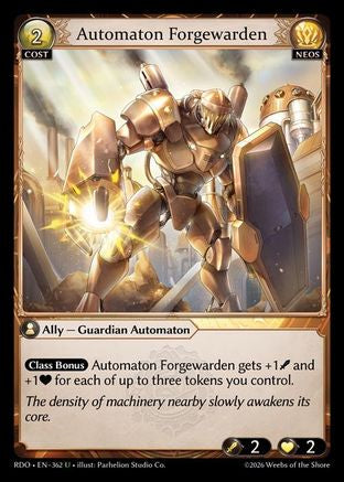 Automaton Forgewarden (362) - Radiant Origins Foil