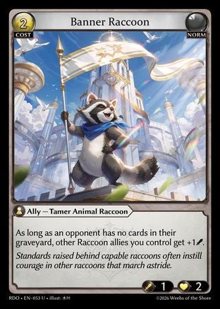 Banner Raccoon (053) - Radiant Origins Foil