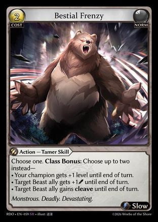 Bestial Frenzy (059) - Radiant Origins