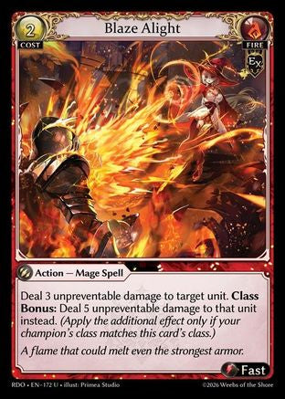 Blaze Alight (172) - Radiant Origins