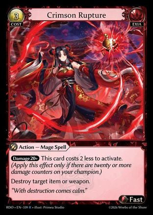 Crimson Rupture (339) - Radiant Origins