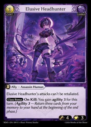 Elusive Headhunter (399) - Radiant Origins Foil