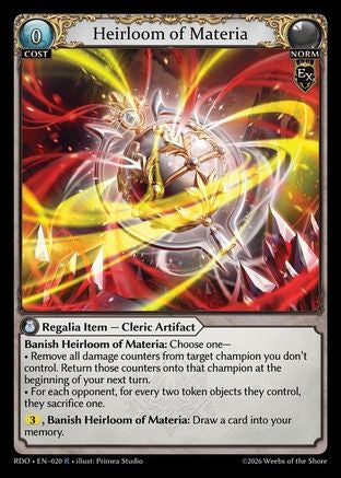 Heirloom of Materia (020) - Radiant Origins Foil