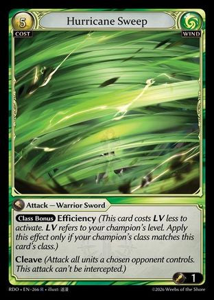 Hurricane Sweep (266) - Radiant Origins