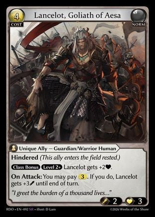 Lancelot, Goliath of Aesa (092) - Radiant Origins