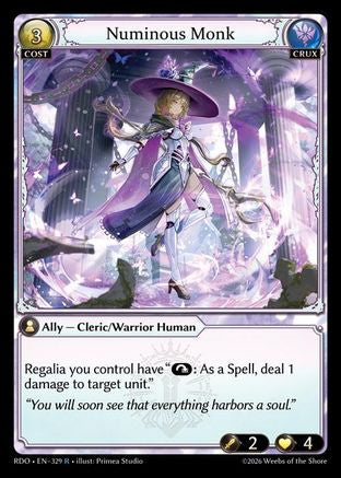Numinous Monk (329) - Radiant Origins Foil