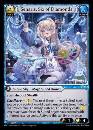 Senaris, Six of Diamonds (241) - Radiant Origins
